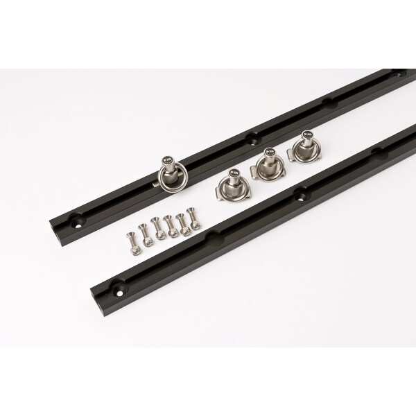 68IN BLACK ANODIZED SLIDE-N-LOCK TIE-DOWN SYSTEM